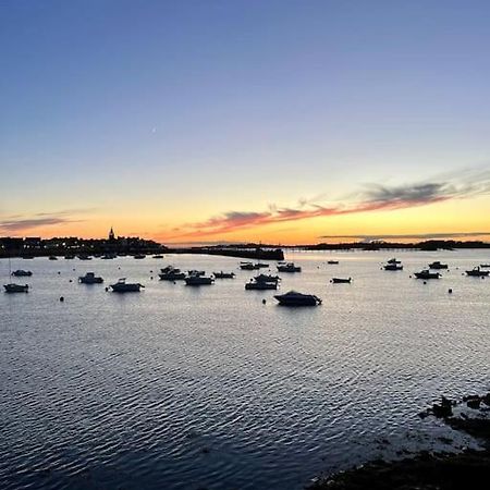 Bel Appartement De Bord De Mer Avec Veranda Roscoff Exterior foto